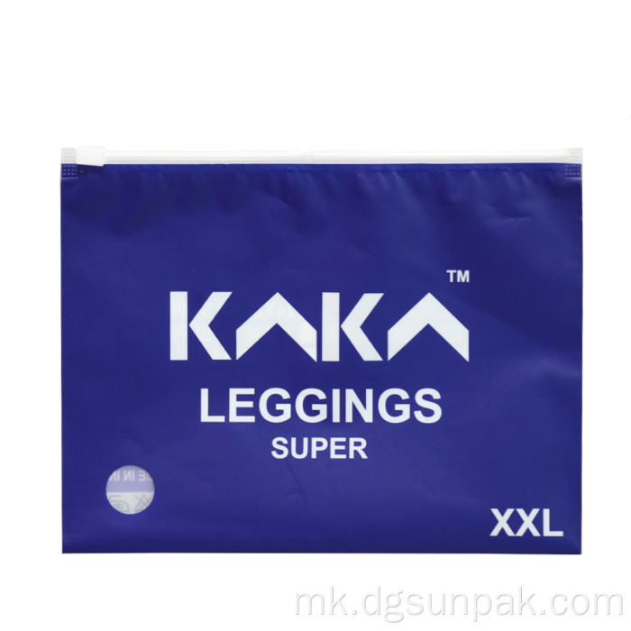 Прилагодено печатење на лого со матна поли патент торба